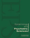 Epidemiology And Psychiatric Sciences