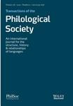 Transactions Of The Philological Society