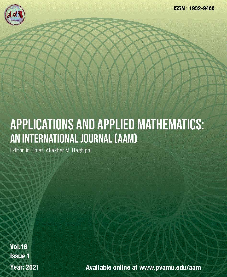 Applications And Applied Mathematics-an International Journal