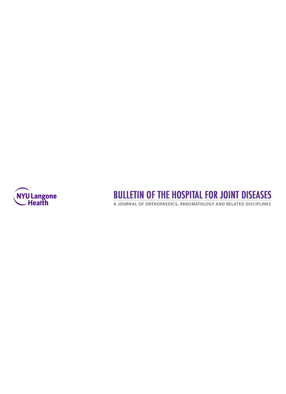 Bulletin Of The Hospital For Joint Diseases