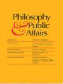 Philosophy & Public Affairs杂志